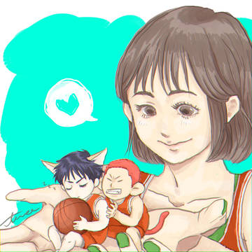 はることキツネとおさる