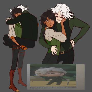 oscar and ozpin in my au !