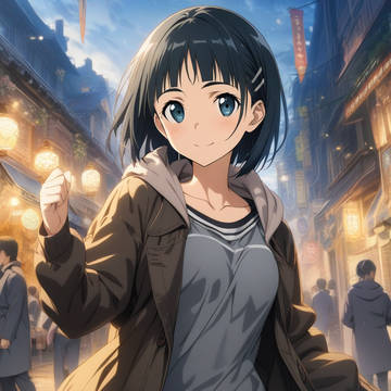SAO 桐ヶ谷直葉 AI カワイイ