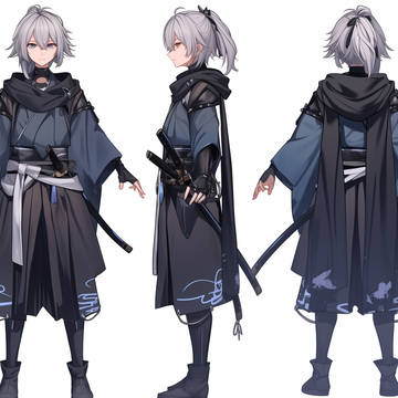 キャラクター三面図