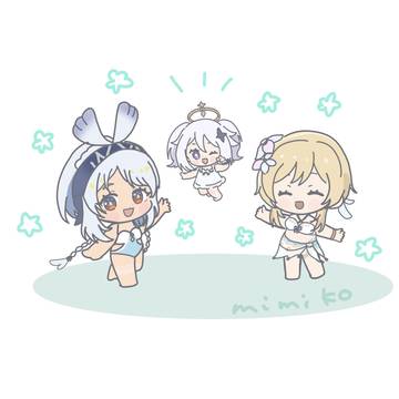 蛍とパイモンとムアラニ
