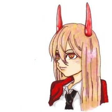 絵チャのリクエストで描いたパワーちゃん