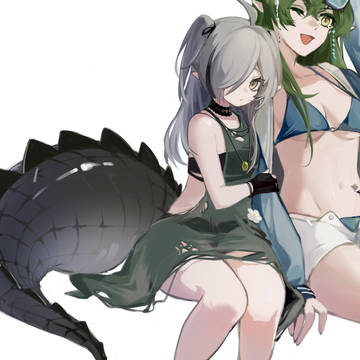 🐊鳄鱼贴贴！