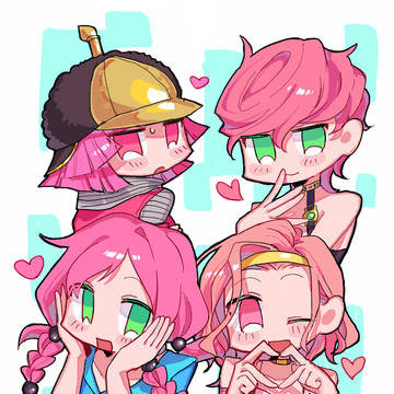 ジョジョの奇妙なピンク女子ズ