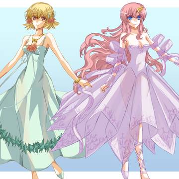 カガリとラクス③暁ドレスのお姫様S