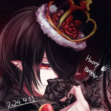 2024.9.11漆黒/スティア誕生日イラスト