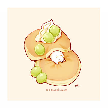 マスカットパンケーキ