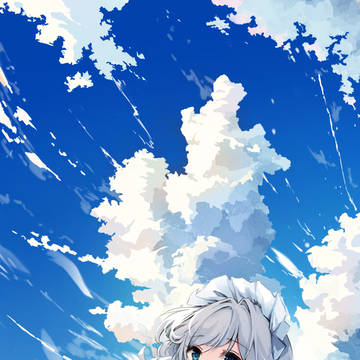 幻想郷の夏空