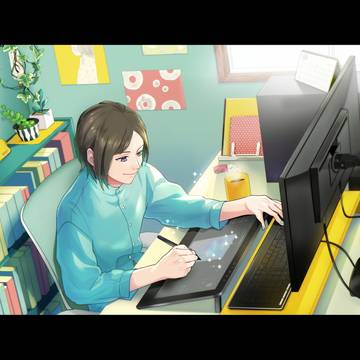絵を描くという事