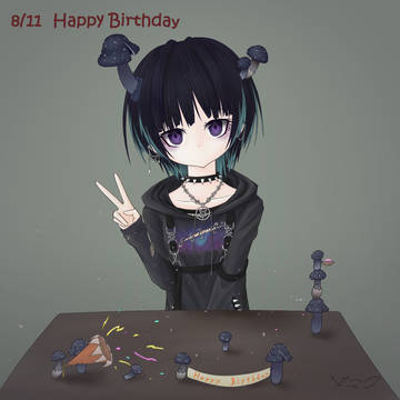 たんご君誕生日絵（2023）