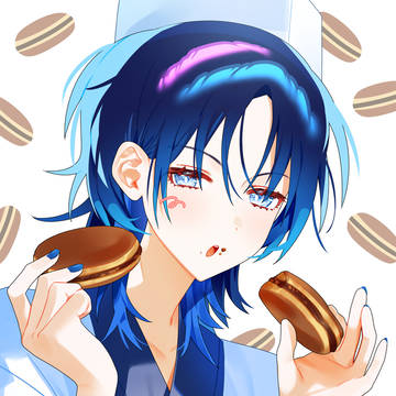 どら焼きと青くん