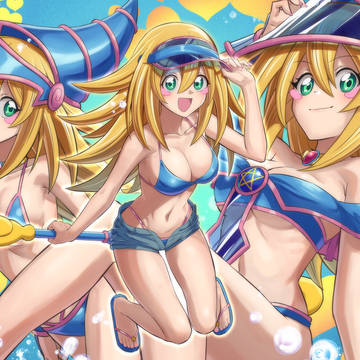 水着ブラックマジシャンガール
