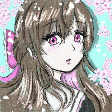 🌸の中のお嬢様