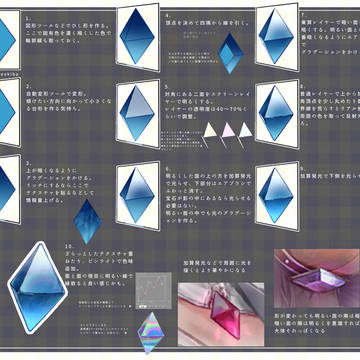 それっぽい宝石の描き方