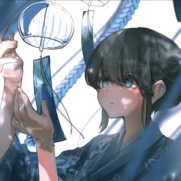 過去絵　催涙雨の跡