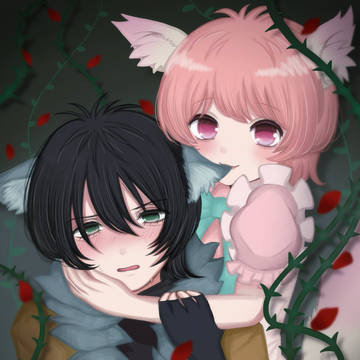 人狼タイガと妖狐レオ🐯🦁💚