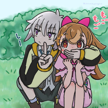 かくれんぼ🐰🐶