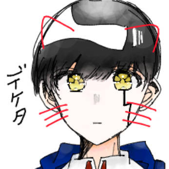絵チャで描いたマッシュくんです