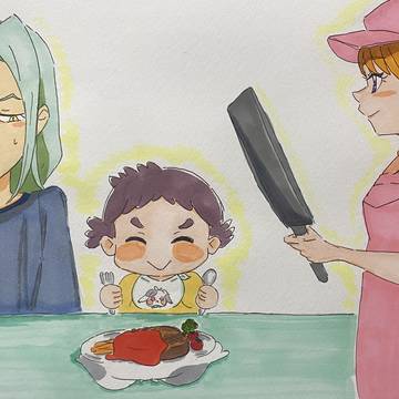 小説さし絵