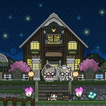 薰衣草苗圃夜晚