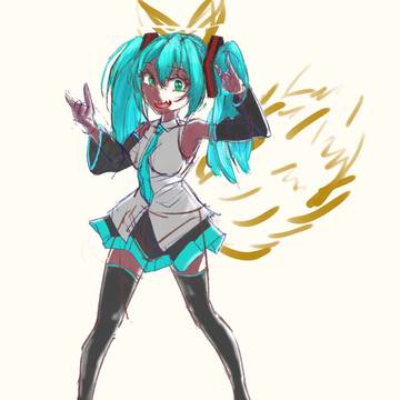 初めての初音ミク（落書き）