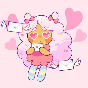 cotton candy cookie 💌