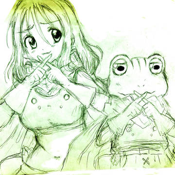 女体化勇者カエルグレンちゃん☆