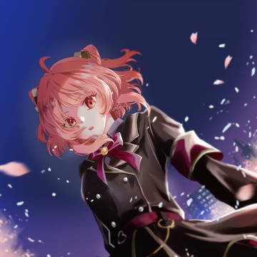 桜の下で…