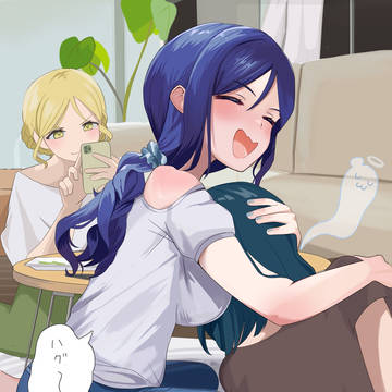 果南「このぉ、かわいい後輩め~っ!」