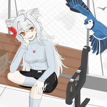 OH NO SHE'S GONNA EAT THE BIRD