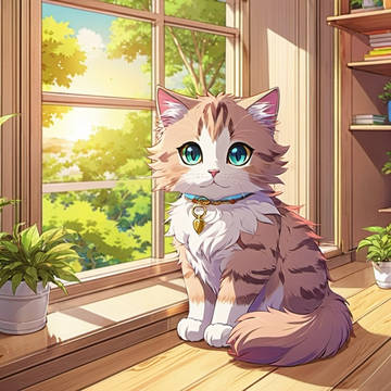 窓辺の猫