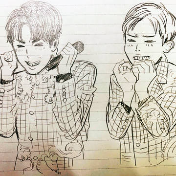 東方神起らくがき