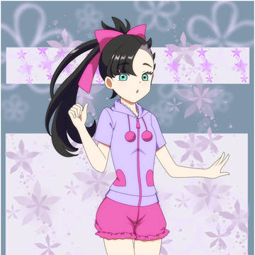 Marnie dressed in Serena pajamas