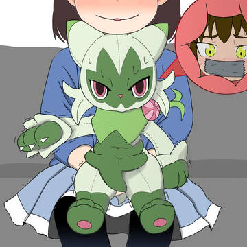 少年inニャローテ型人体圧縮ぬいぐるみ