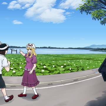 「秘封的風土記拾遺‐常陸国‐」表紙イラスト