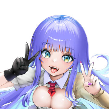 青髪