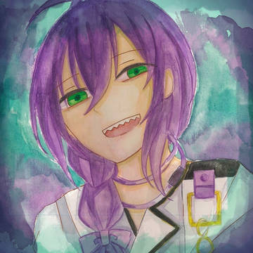 礼瀬マヨイ×透明水彩