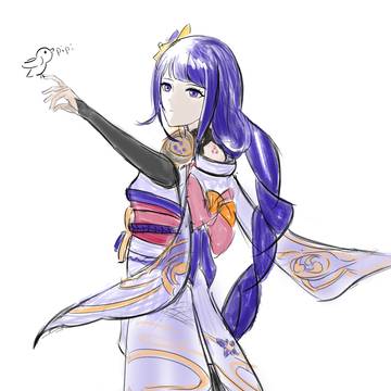 いつか丁寧に描くはずの雷電将軍