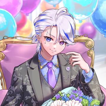 月嶺ノア 様　2024年お誕生日イラスト