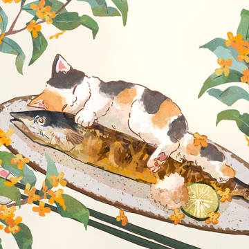 さんまの抱き枕🐟🐈