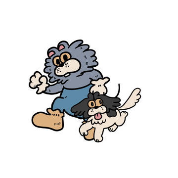 NEWBMOUSEと愛犬CHAPPY