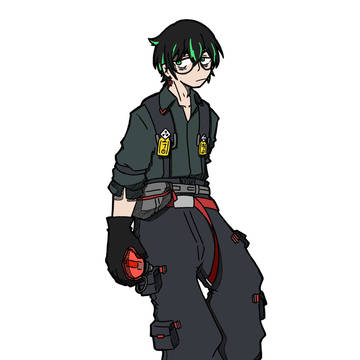 【タクティカル祓魔師】銅山烈矢 立ち絵