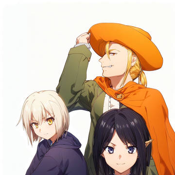 線画をAIに着色させてみた