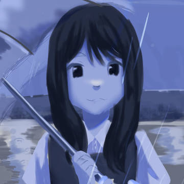 雨の絵