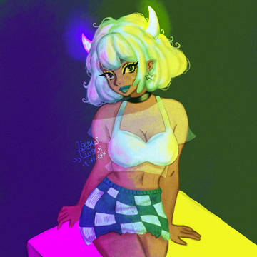 Neon Demon Girl