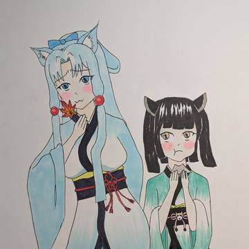 京都に来たイタコ姉さまときりたん