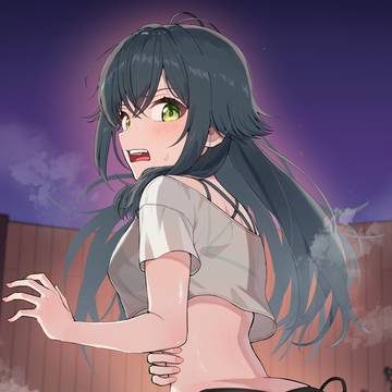 お腹の肉を見せて
