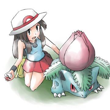 リーフとフシギソウ