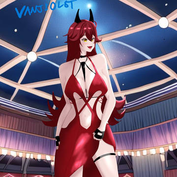 red hood dress
