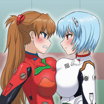 レイ vs アスカ